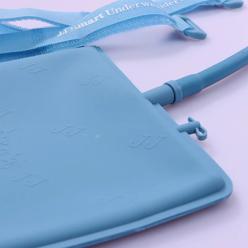 Jj Smart 1000ml Medical Disposable Silicone Urine Collector Incontinence Bag For Male / Female