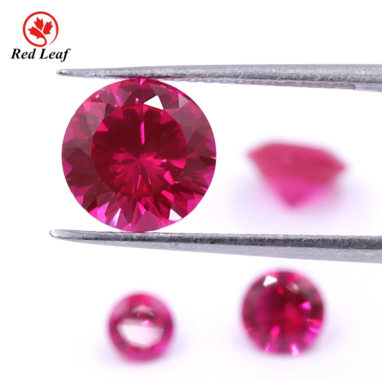 Redleaf Gems Wholesale Price Sale Loose Gemstone Synthetic Rubis Stone Lab  Grown Ruby