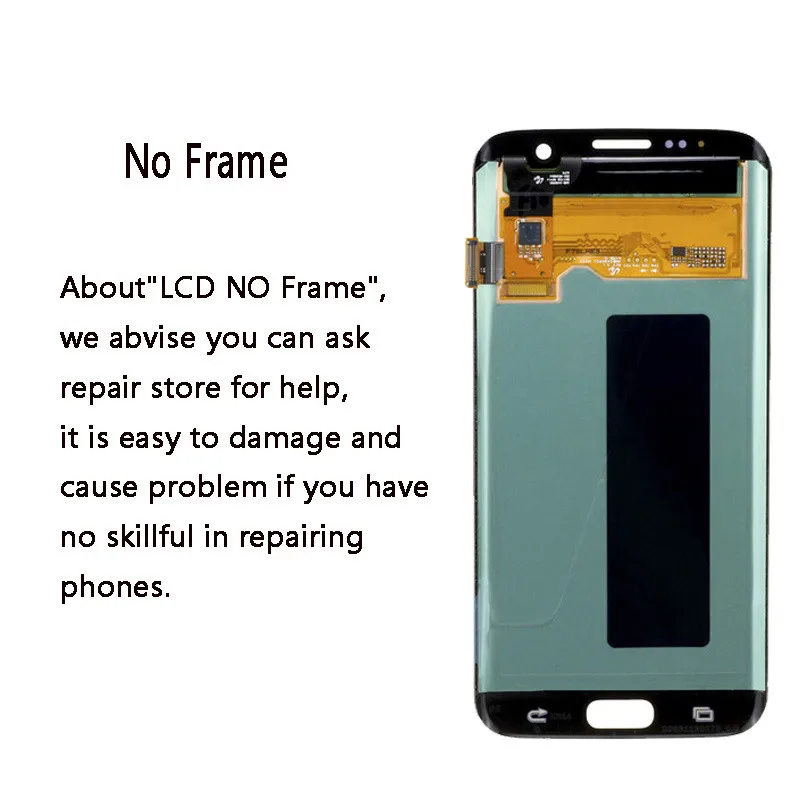 Hot sale Mobile Phone LCD Touch Screen Display For Samsung for galaxy S7 Edge G935 Display Screen Digitizer Replacement Parts