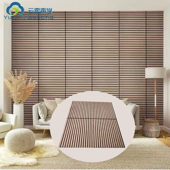 Natural Wood Veneer Acoustic Panels Design Wood Slat Wall Akupanels Acoustic Wood Panels Sound Proof Sound Absorbing Panels