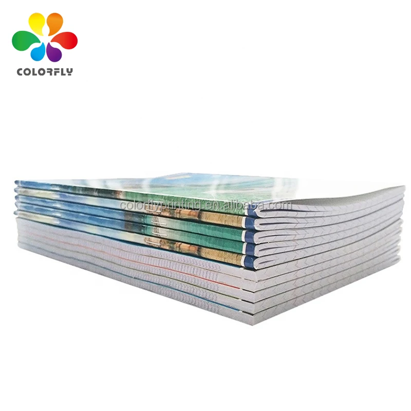 High Quality A5 French Line School Notebooks China Factory Wholesale Paper Cover Saddle Stitching Binding Stationery for Africa