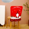 Checked cloth chair cover red old man