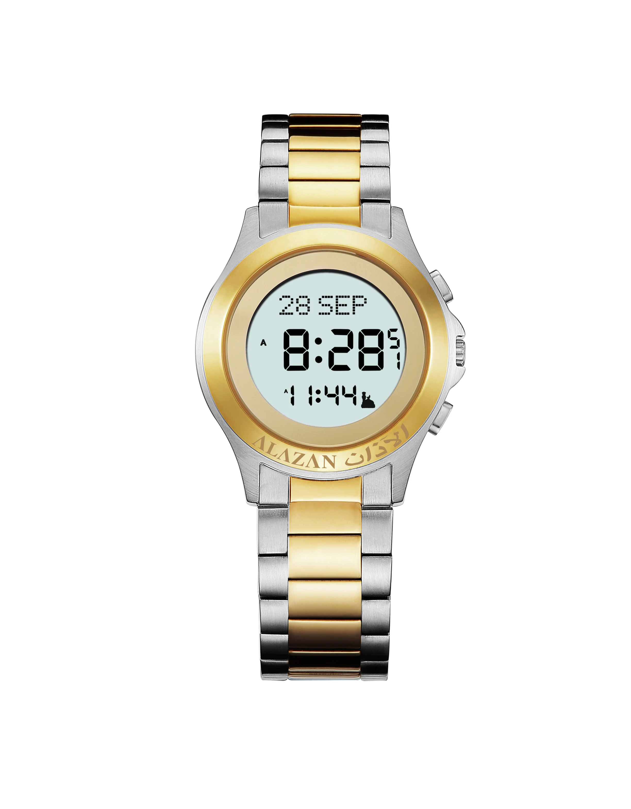 Latest Analog Digital Islamic Azan Free Wrist Watch with Water Resistant Qibla Digital Compass Taqweem Selection