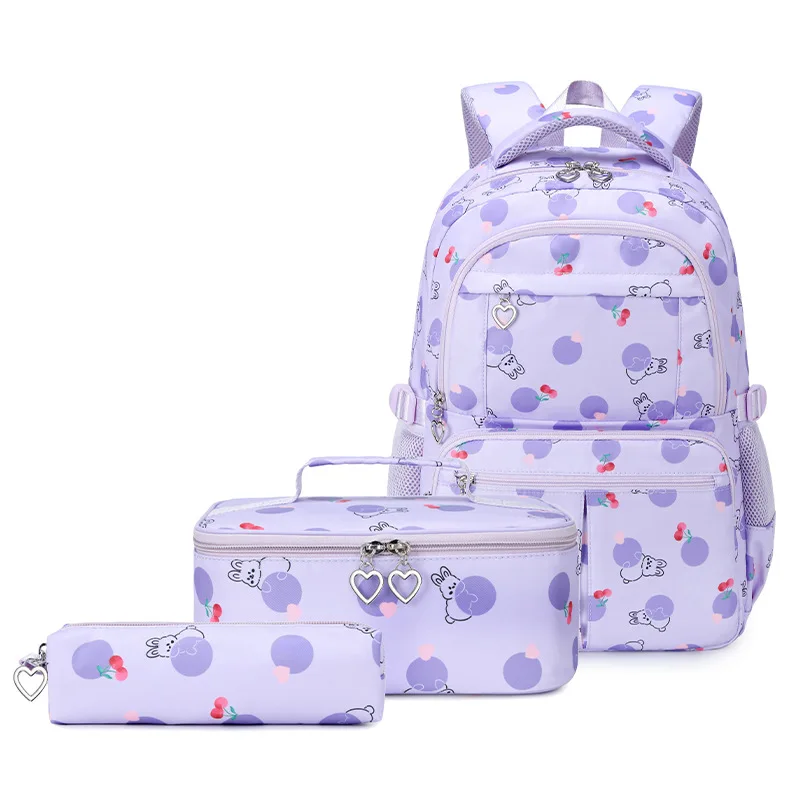 Hot Selling Quality Student Backpack Bag Set Trendy Waterproof