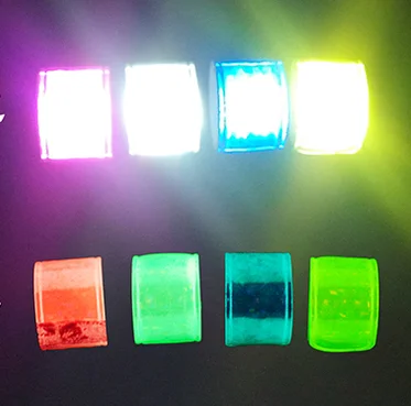 custom personalized high visible colorful snap wrap on reflex arm ankle bracelet reflective armband cycling safe band with logo