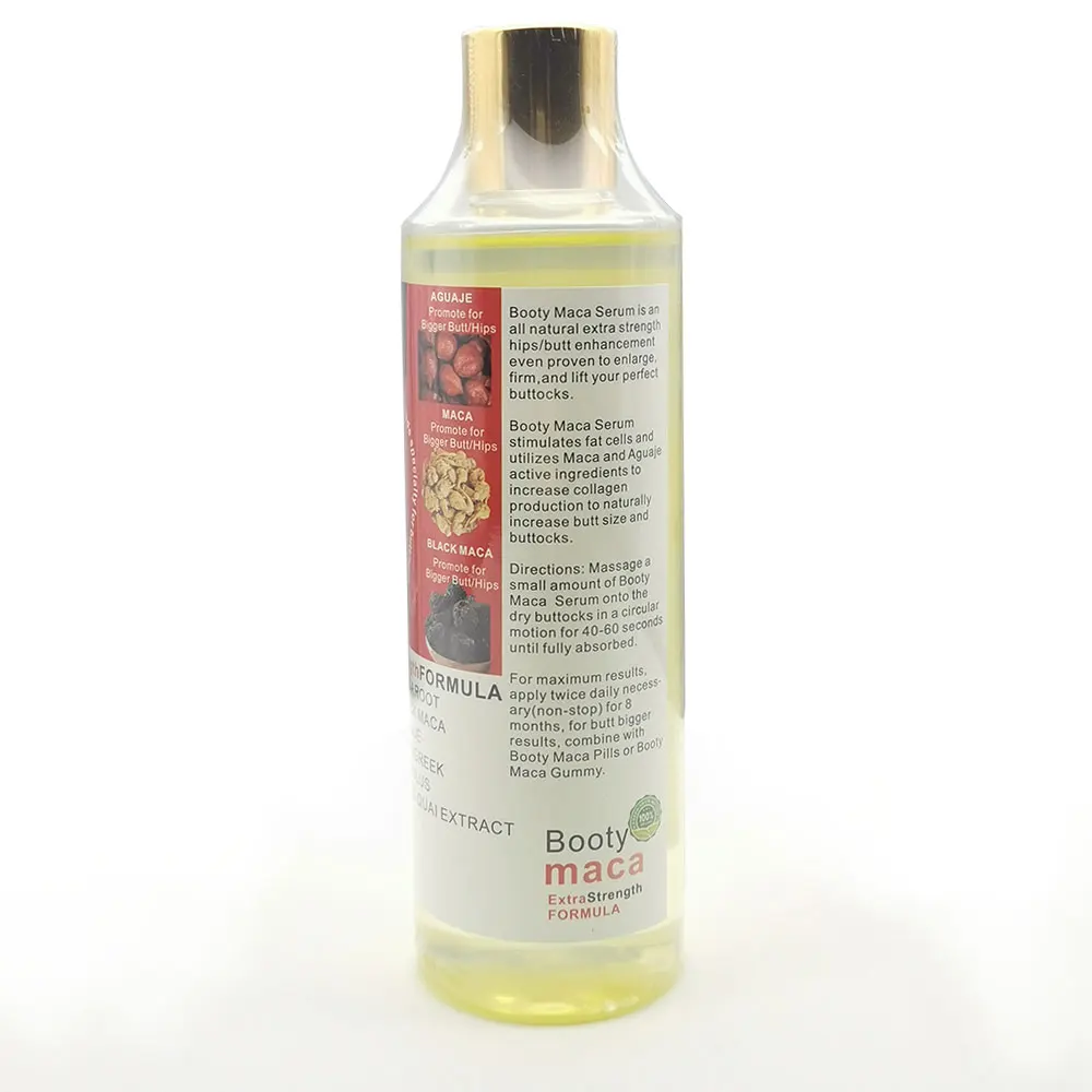 2 Pieces Buttock Cream and 100% Natural New Herbal Maca Ingredients Ultimate Hips Butt Enhancer Oil
