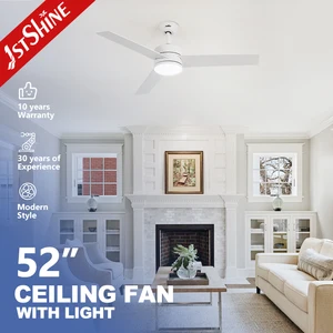 1stshine Ceiling Fan Low Ceiling Bedroom Dc Motor App Control Easy Clean Ceiling Fan with Light
