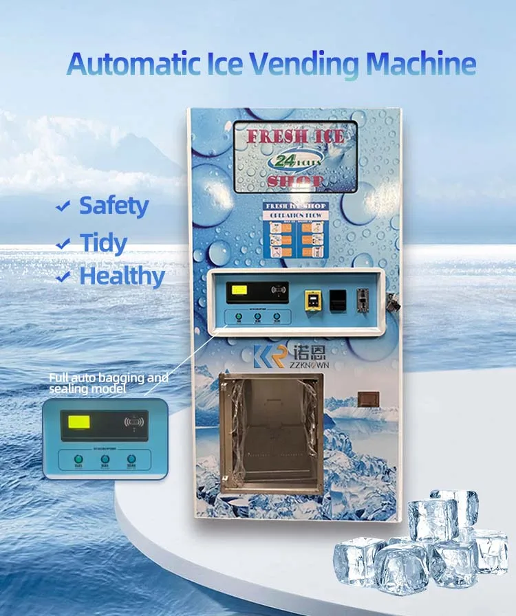 Factory Supply 24 Hours Self-service Ice Vending Machine For Bulk And ...