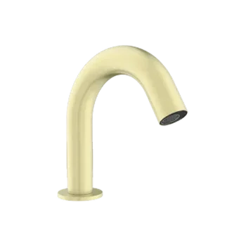 Water Saving One-Hole Brass Mixer Tap Touchless Infrared Faucet Waterproof Leakage Electricity Powered for Home/Commercial Use
