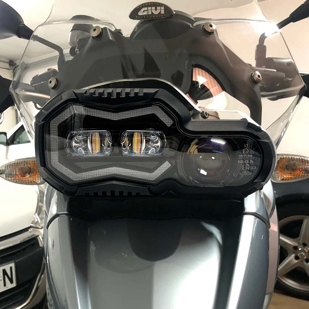 LED Headlights for BMW F650GS F700GS F800GS - Complete Assembly