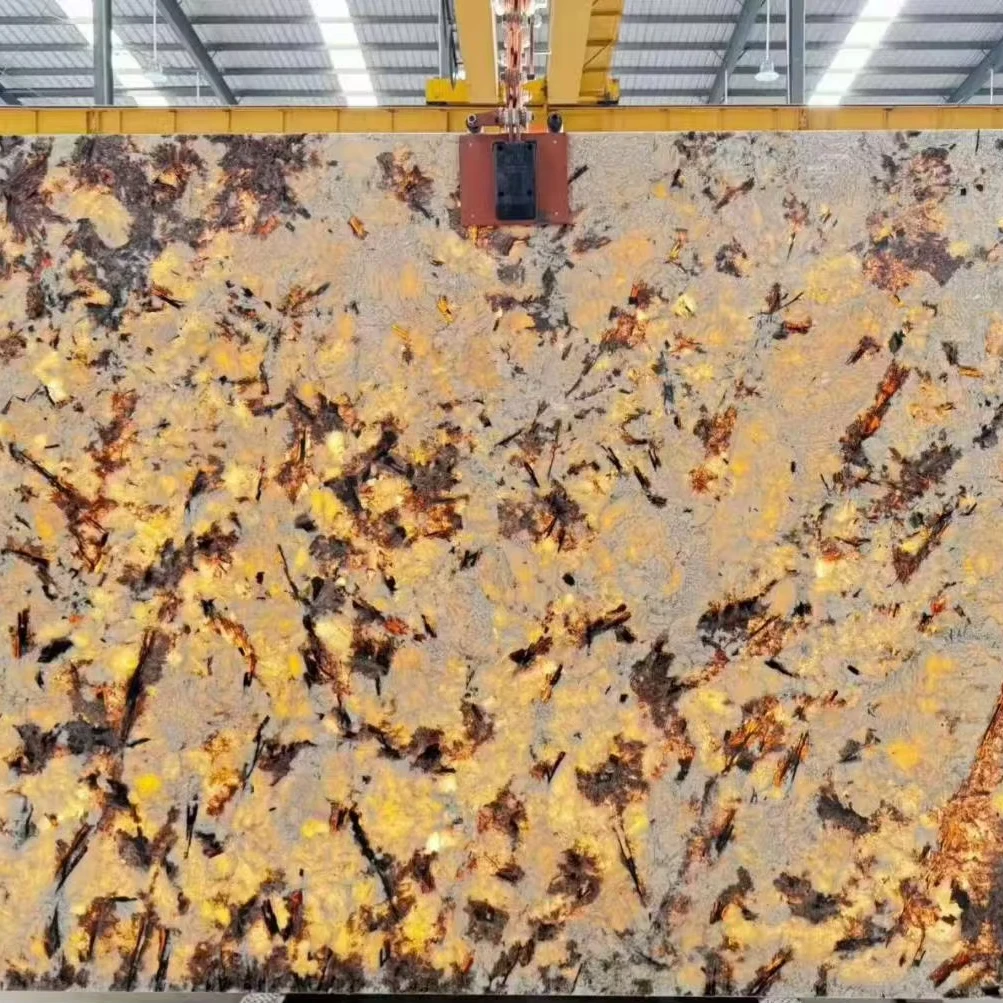 Pandora Blue Luxury Moderna prozirna prirodna mramorna ploča za unutarnju kuhinju