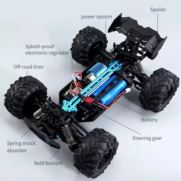High-speed Drift RC Cars - 1/16 Scale Remote Control Trucks