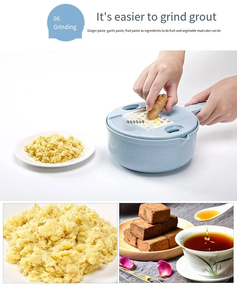 Kitchen supplies Multifunctional vegetable cutter Grater manual slicer radish potato thread slicer wiper supplier