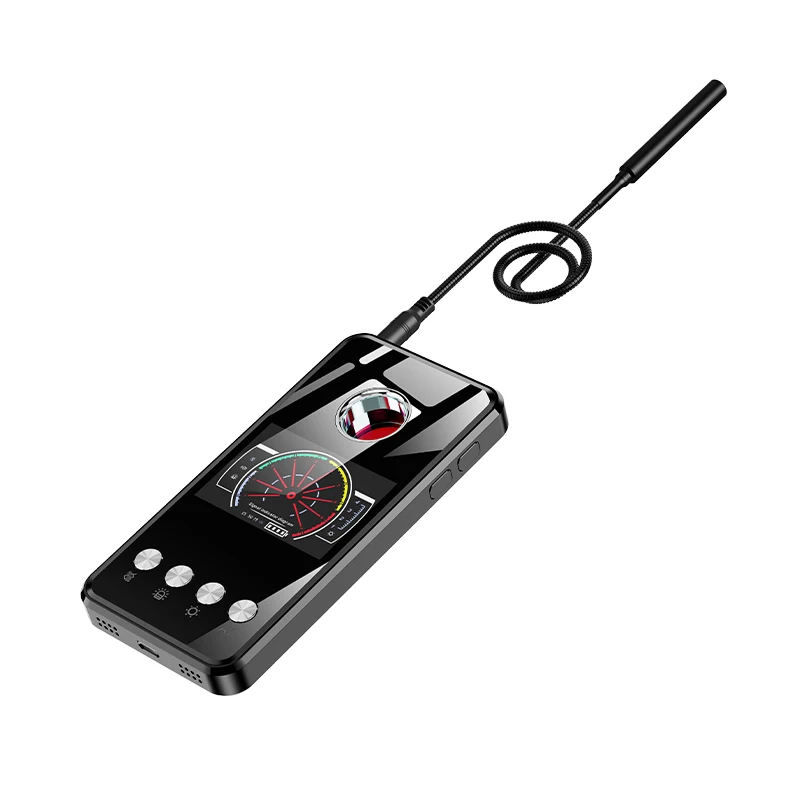 T2 Anti Mini Camera Personal Pen Cam Safety IR Sound Alarm Mini RF Signal Audio Bug Detector Wireless