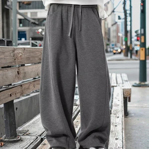 OEM & ODM 0 ProductionMen's Spring Summer Casual High Pants 100% Cotton Split Stitching Straight
