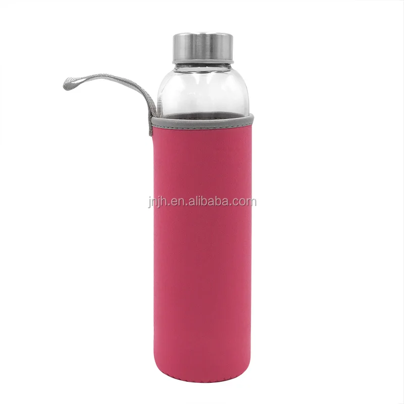 475ml Multi-Color Glass Water Drinking Bottle Silicone Sleeve Cup with Silicone  Straw for Gift - China Water Bottle and Glass Water Bottle price