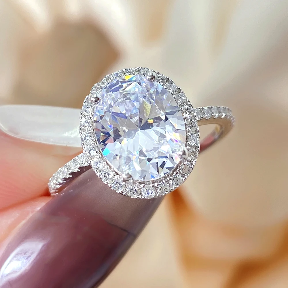 Cz Cubic Zirconia Jewelry Elegant 18K Gold Plated Rings