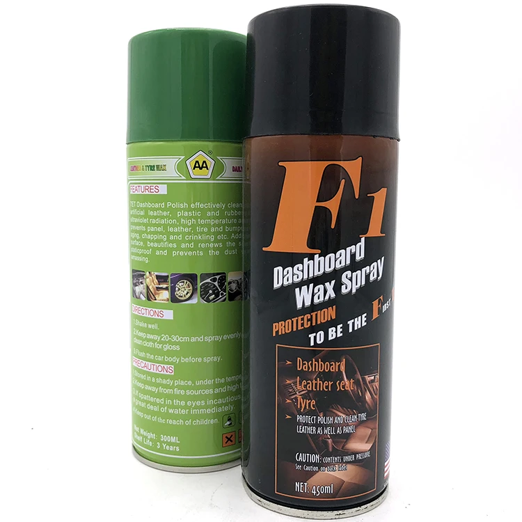 Восковой спрей для приборной панели, оптовая продажа с китайской фабрики и автомобильных аксессуаров, оптовая продажа кожаных и восковых материалов для приборной панели F1