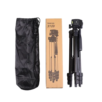 Kaliou Professional Adjustable Camera Tripod 1020mm Black Aluminium Tripod 3120 for Digital Camera DSLR Smart Phone Mobile Phone product image