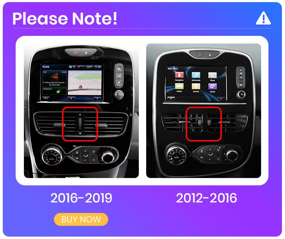 8+256GB Carplay Android 12 Auto Radio Stereo For Renault Clio 4 2012-2016  Multimedia Video Player 2 DIN GPS Navigation Head Unit
