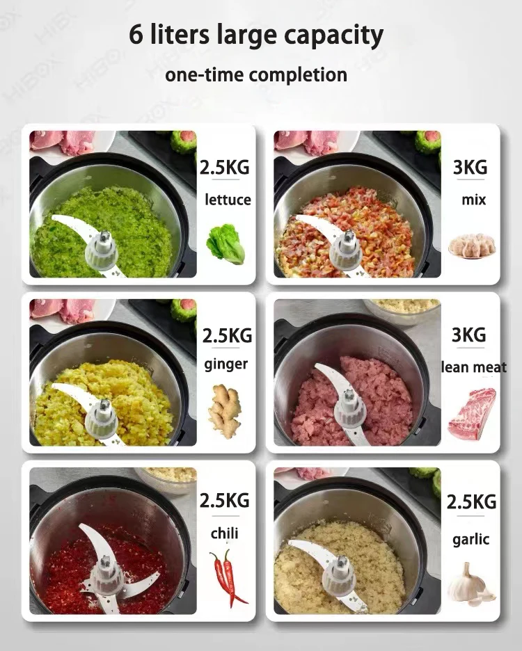 Multifunction 6l Large Capacity Yam Pounder Home Kitchen Food Grinders