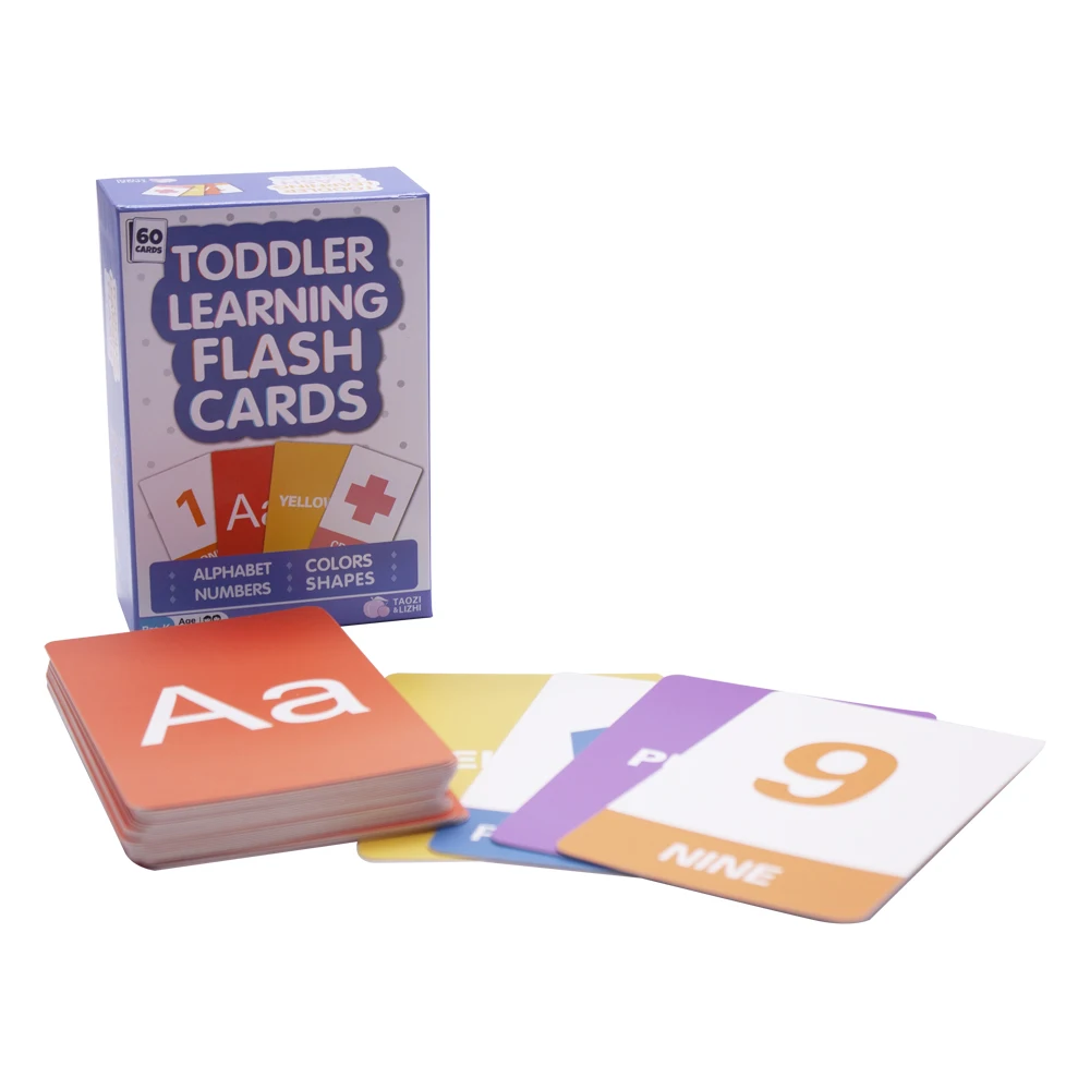 Wholesale Custom Flash Cards Kids Children Printing Alphabet Cognitive