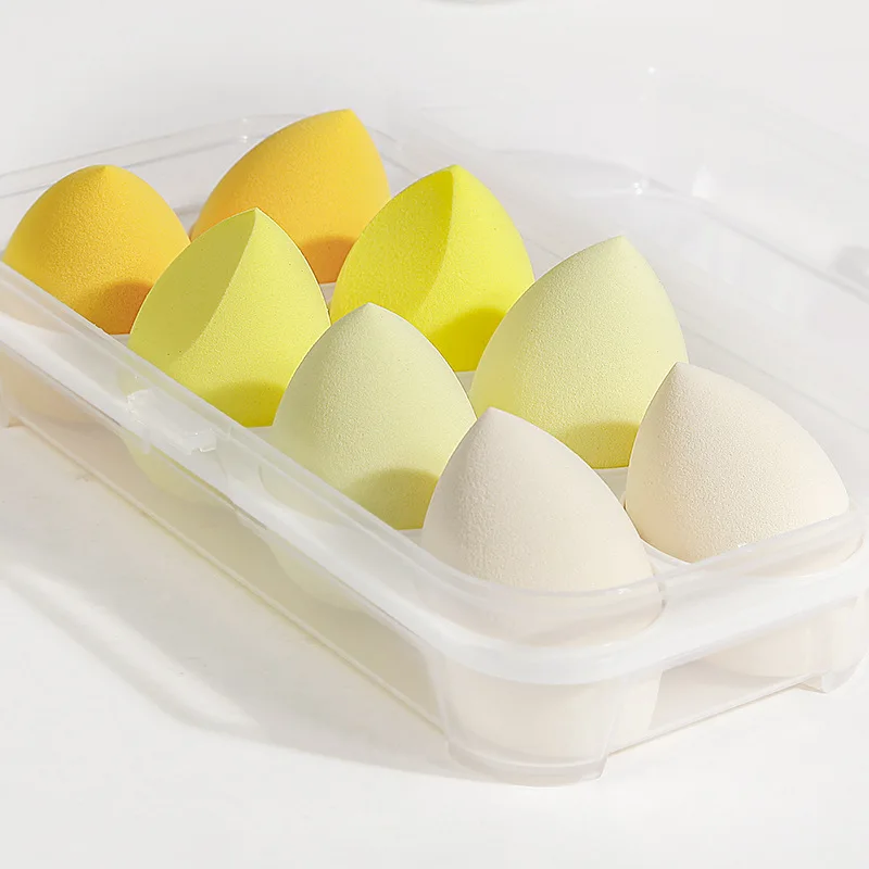16 различных цветов оптовая продажа премиум большой размер супер мягкая косметическая губка блендер 3d Губка для макияжа без