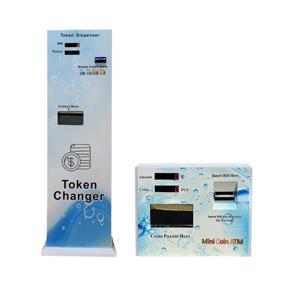 Mini Wall Mounted Coin Token Changer Machine for Coin Vending Machine Washing Laundry Machine