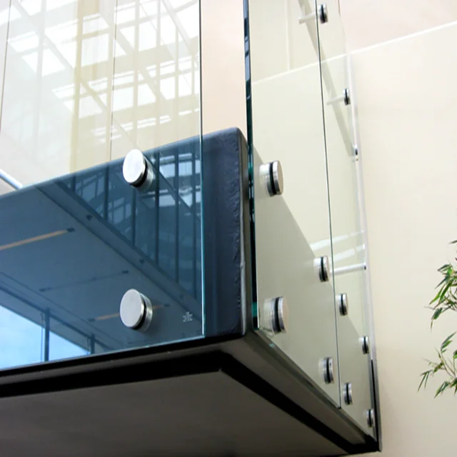 Customized Side Mount Frameless Glass Railing Balustrade Stainless ...