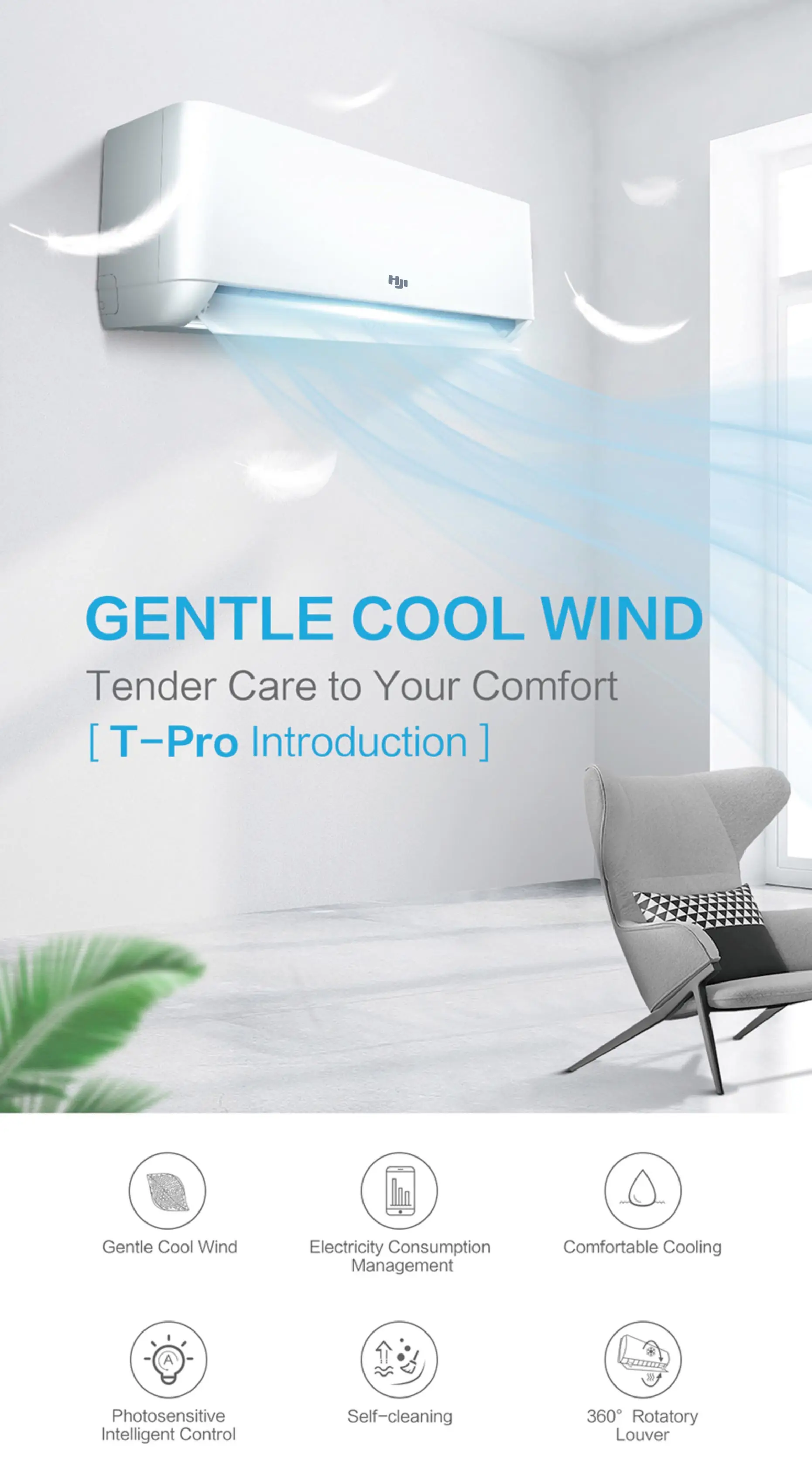 Sale Air Conditioner, HJI, 12000btu, 1.5HP, Inverter - detail 8