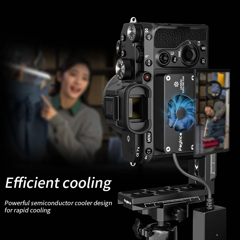 BTM Camera Cooling System Quiet Cooling Fan Radiator For A7M3 A6400 A6000 A7riii I.296621985 - View #13