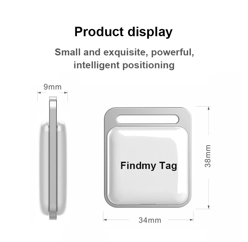 Mini Smart Anti Lost Alarm Wallet Key Finder Smart Tag GPS Tracker Locator Keychain Pets Dogs Cats Children Valuables Handbag