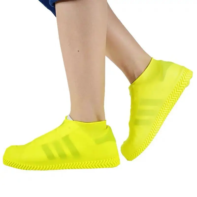 Recyclable Silicone Overshoes Rainproof Men Shoes Covers Rain Boots Non-slip 