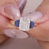 Diamant de laboratoire taille radiante 4CT G VS2