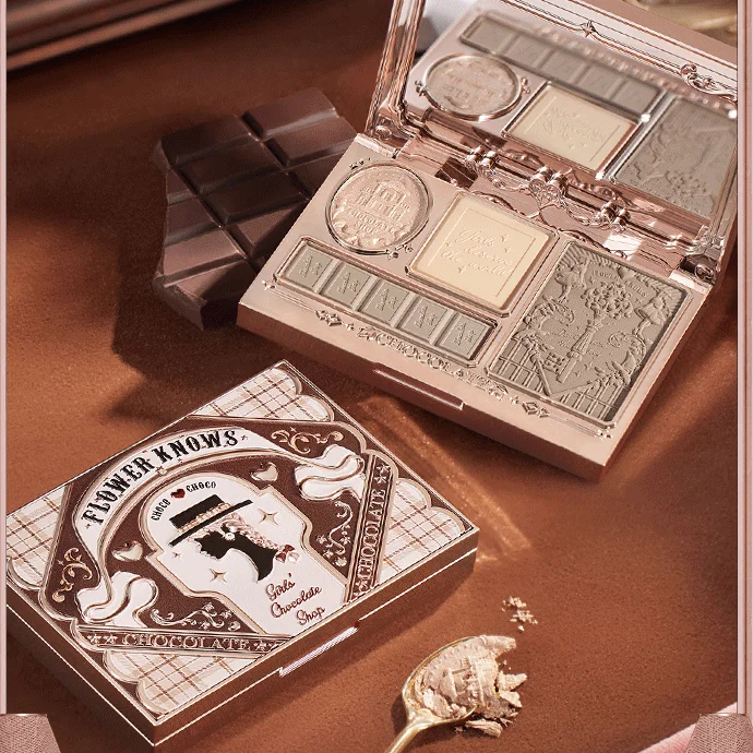 Хайлайтер и контур цветов, шоколадный чудо-шоп, 4 цвета, макияж, 3D бронзер, матовая контурная пудра