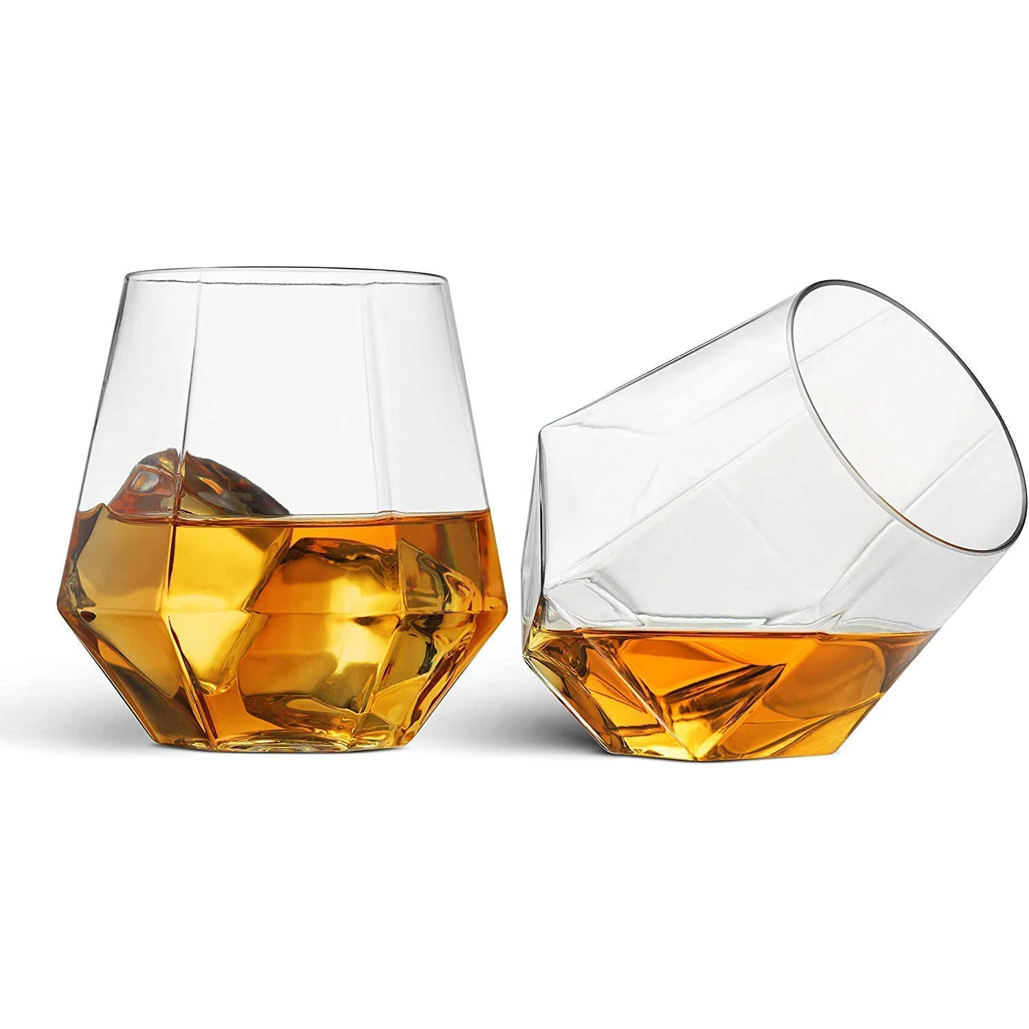 Drinking Tumblers, Hexagonal Cup Diamond Cup, Colorful Cup Whiskey