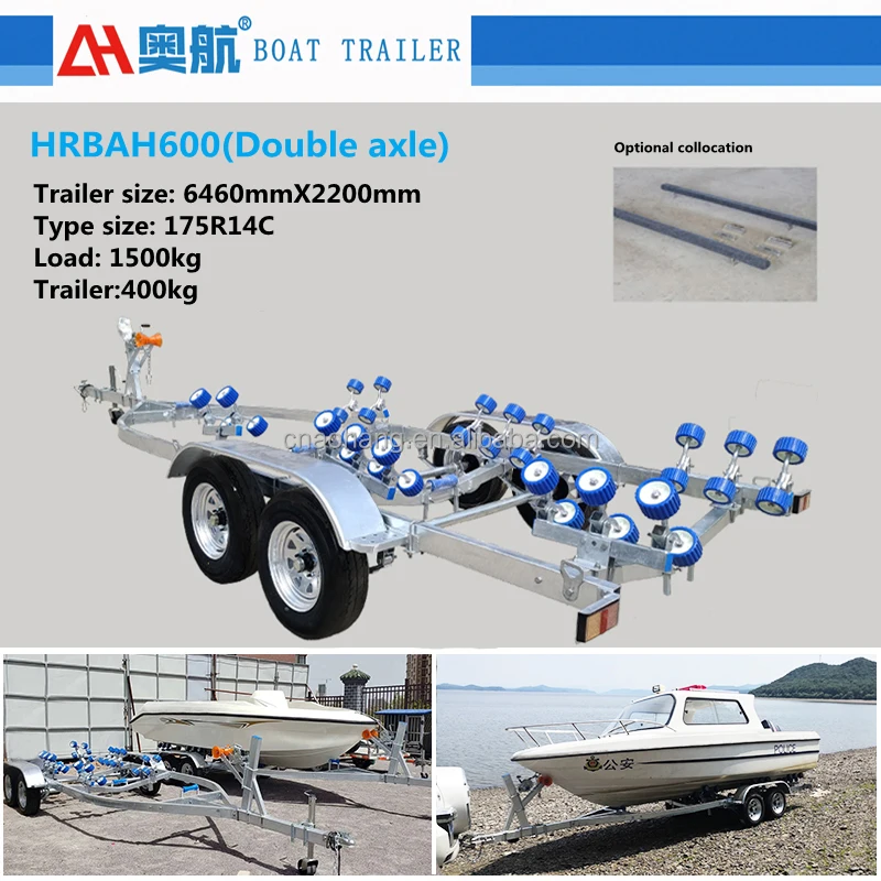 Manufacturers Supply Marine Single Axis Boat Galvanized Trailer - Buy ...