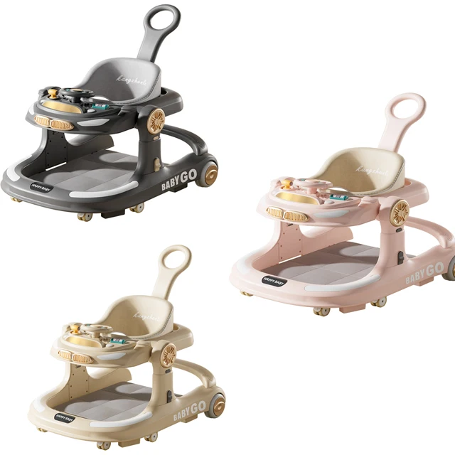 Factory Price Multi-Function Adjustable Height Baby Walkers for Twins Twin Baby Walker Baby Land Walker
