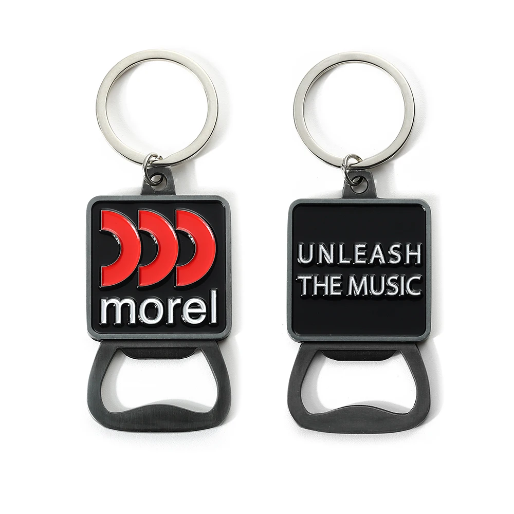 Hot Keyring Bottle Opener Made Casting 3d Enamel Logo Bar Keychain