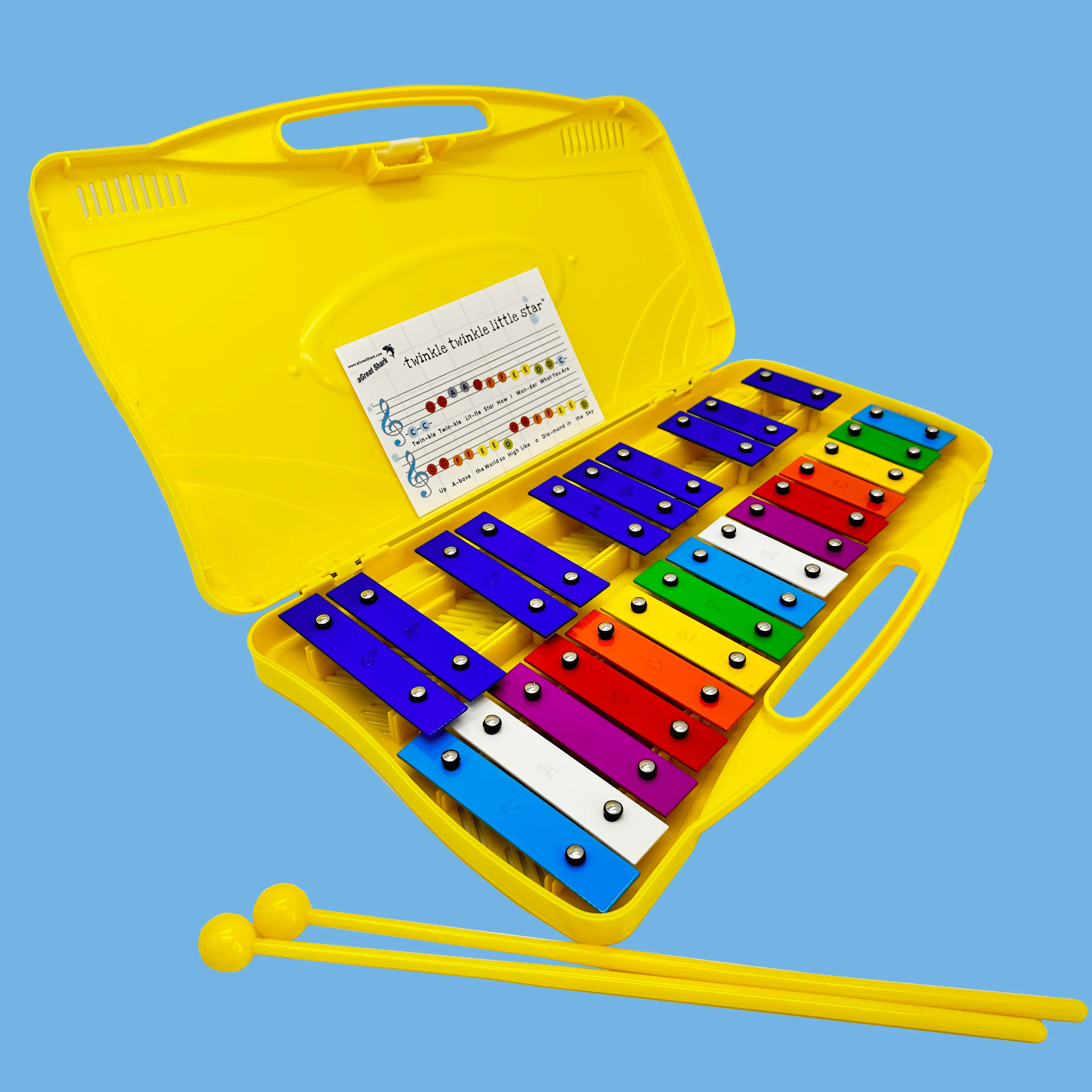 Xilófono Infantil De Madera Mamabrum – 25 X 17 X 3 Cm – Colores Azul Y Rosa – Juguete Educativo Para Niños De 3 A 10 Años – Desarrolla La Motricidad Y El Oído