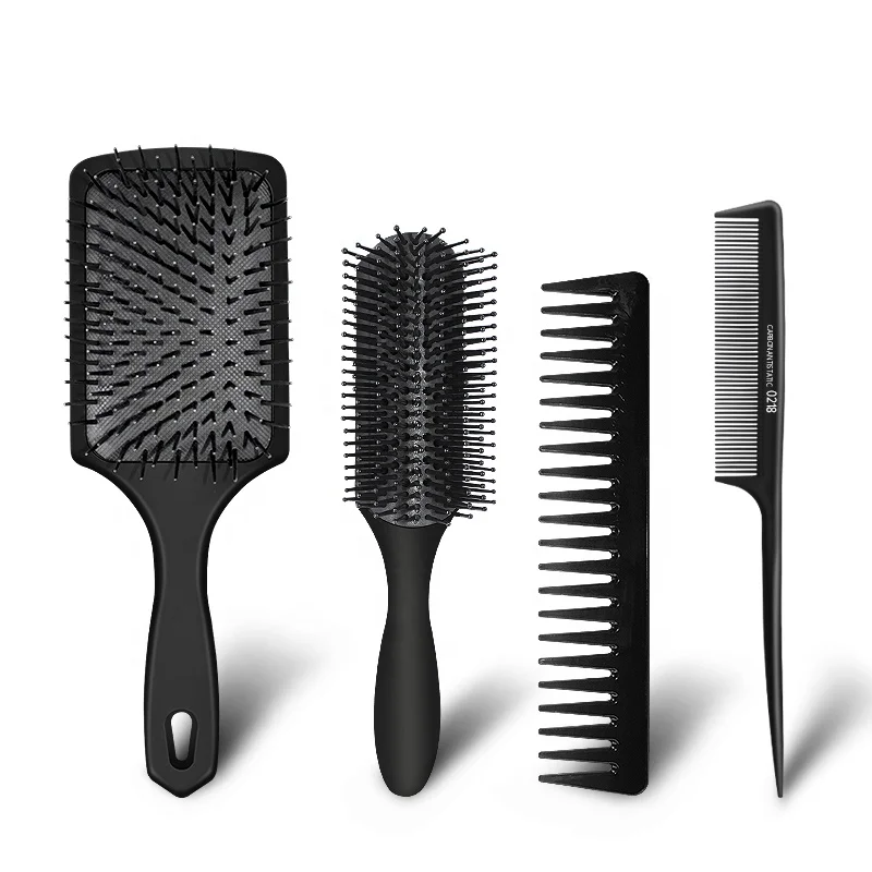 2021 newest Barber Shop Professional Hair Comb Detangling Hair Brush Detangle Salon Hairdressing Str