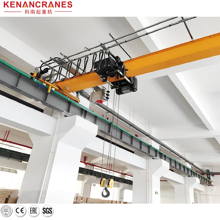 Customized Workshop Warehouse 5 10 20 Ton Modular Hoist Single Girder Bridge Overhead Crane