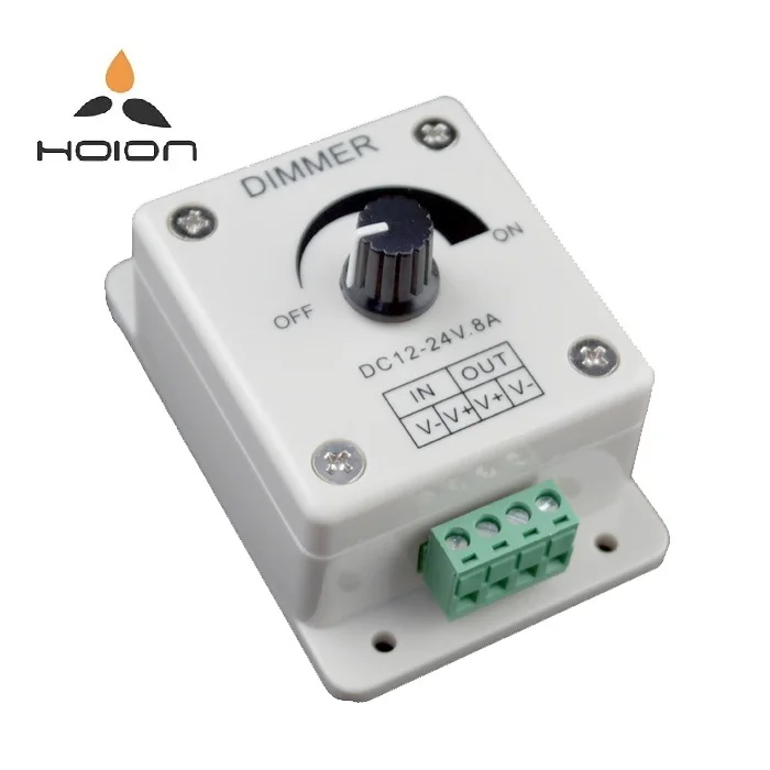 Practical DC 12-24V Stepless LED Dimmer Light Controller with Rotary Switch Knob 