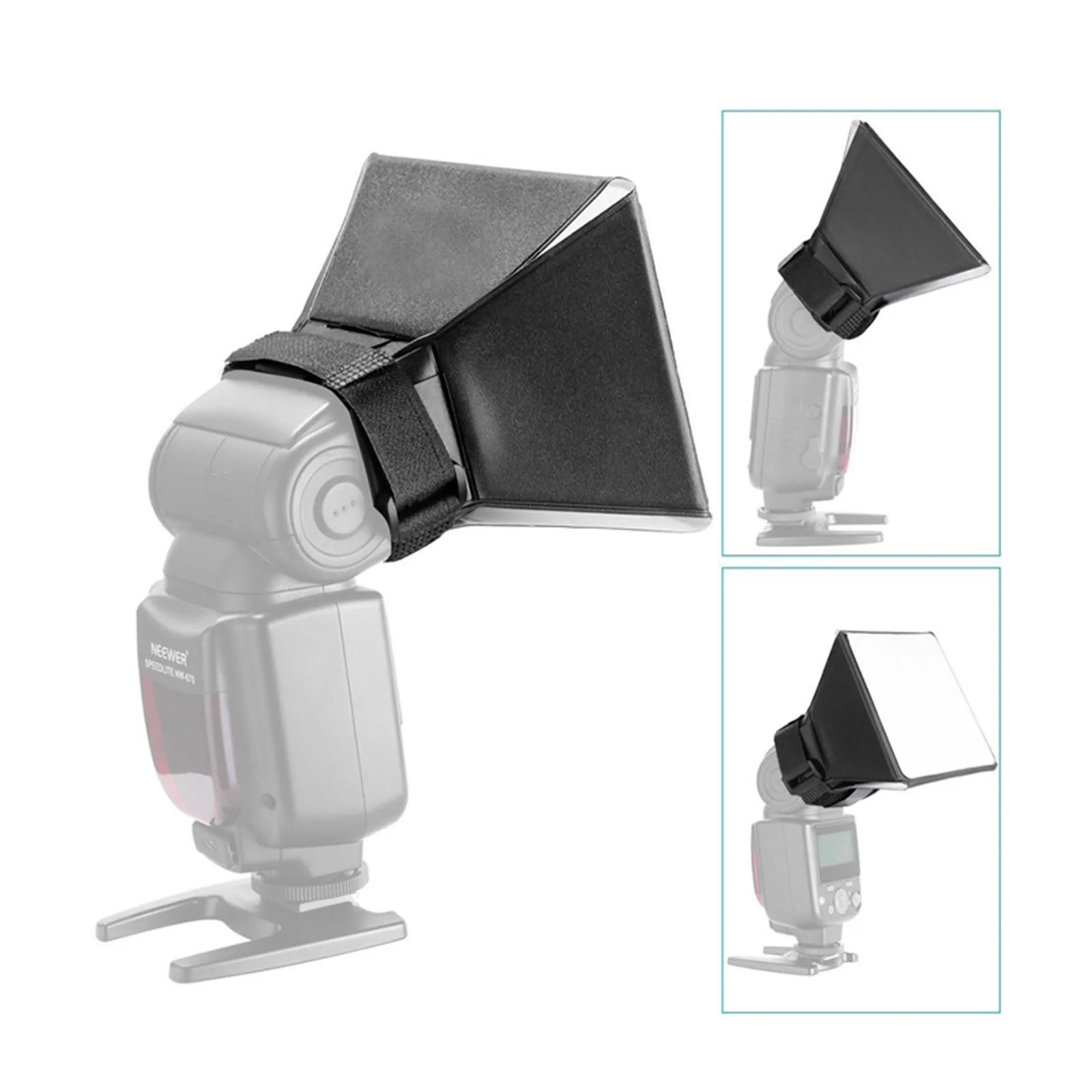 Foldable External Flash Diffuser Mini Light Softbox Universal Flash ...