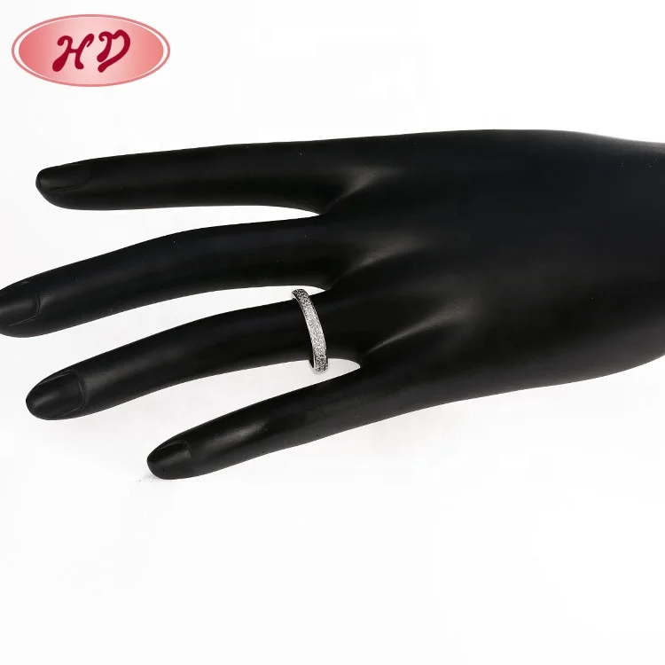 Beautiful Jewelry Single Stone Simple Design Couples Finger Ring for Wedding