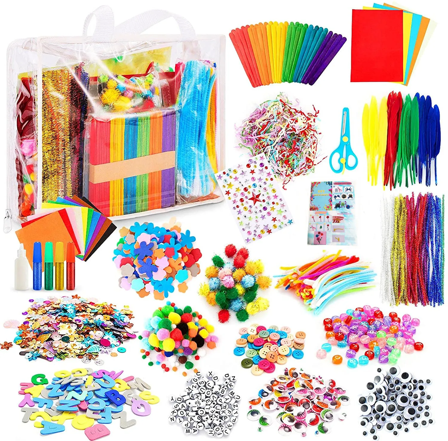 Arts And Crafts Supplies For Kids - Craft Art Supply Kit For Crafts Toddler  Activities Kids School Supplies - Buy Arts And Crafts Supplies For Kids - Craft  Art Supply Kit For