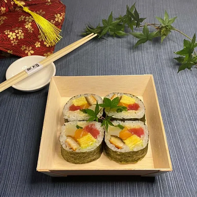 Disposable Wooden Lunch Bento Box Customized Boxes Custom Cardboard Take Away Food Fast Hot Dog Paper Box