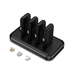 Фабрика палец беспроводной зарядное устройство power bank изготовленным на заказ логосом 10 Вт быстрой зарядки 4 в 1 перезаряжаемый 10000 мАч магнитный мини портативные зарядные