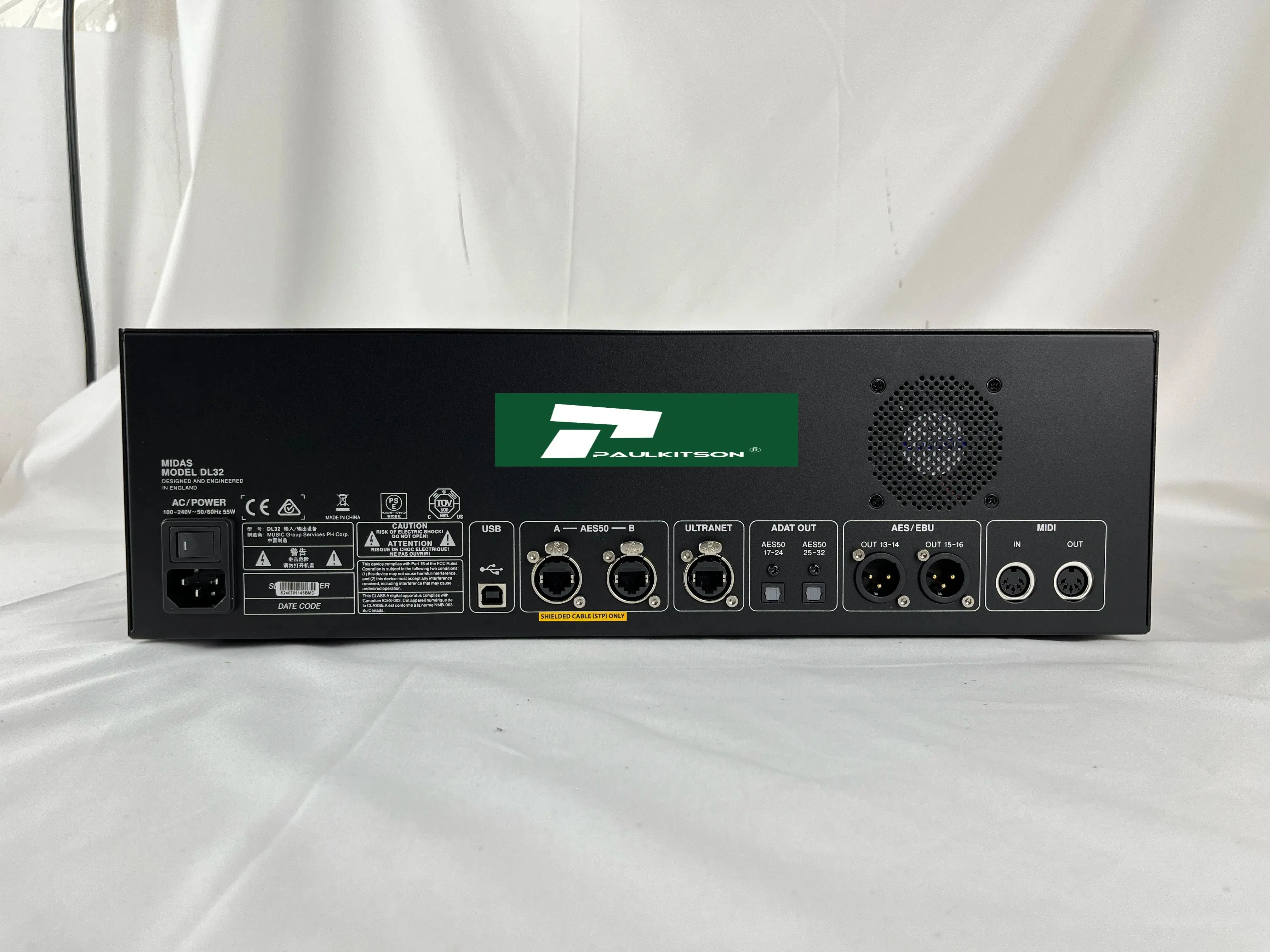 Midas DL32 Stagebox - 32 Inputs, 16 Outputs for PA Sound