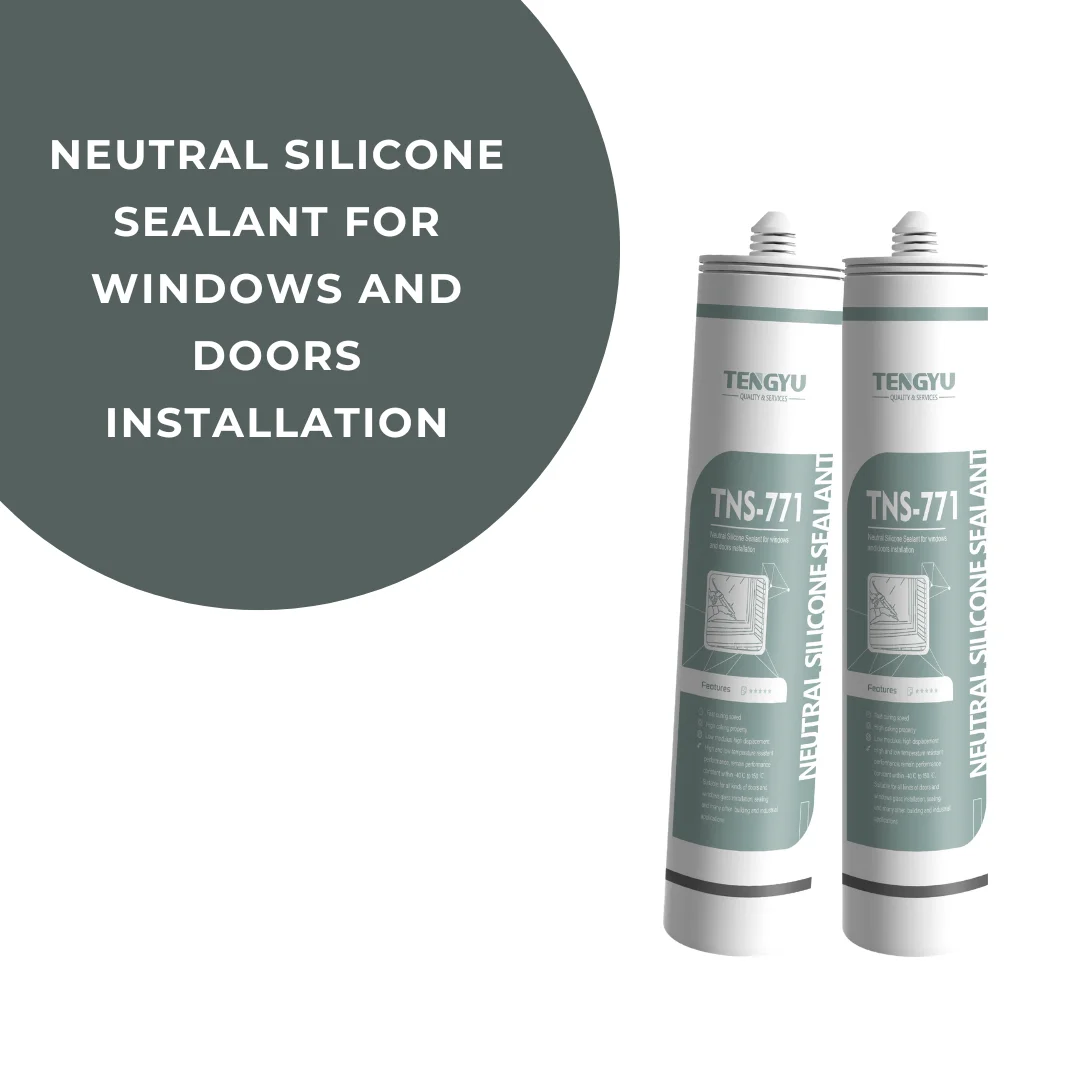 Carbon Neutral Silicone Sealant Building Façade White Clear Neutral Silicone Building Glass Sealant Bottle High